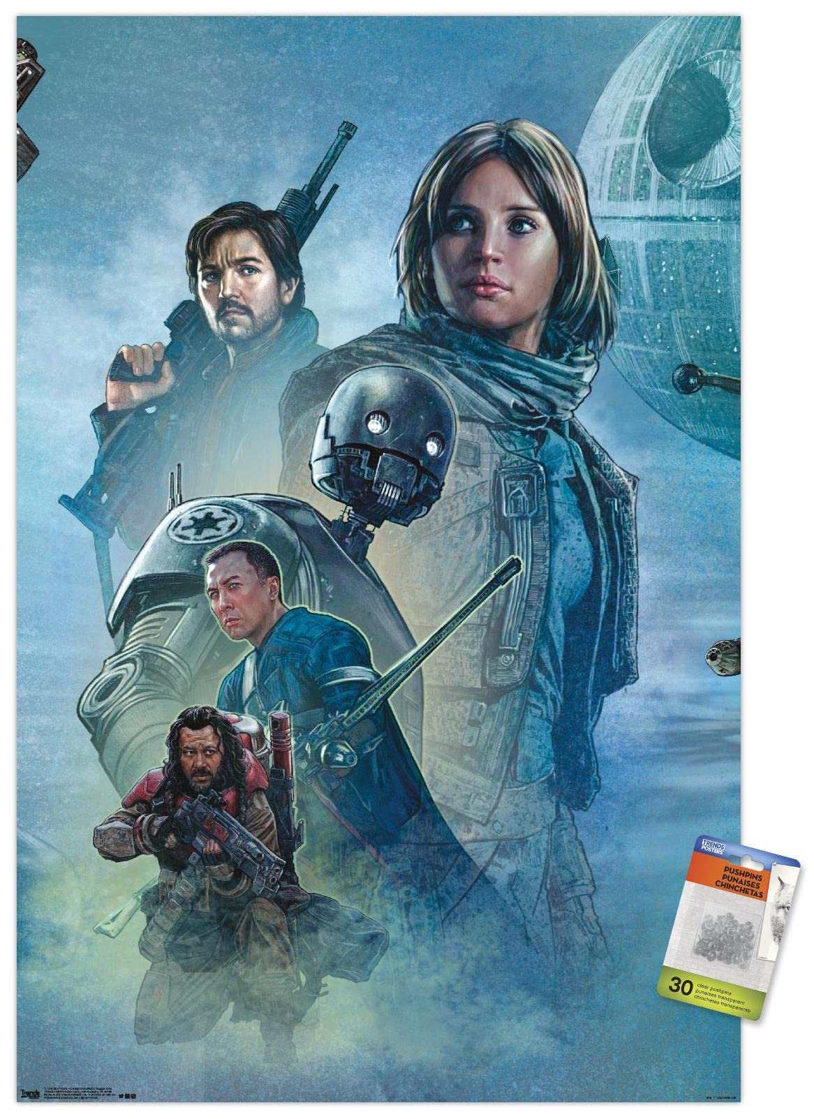 Amazon.co.jp: スターウォーズ: ローグワン - お祝い用壁ポスター